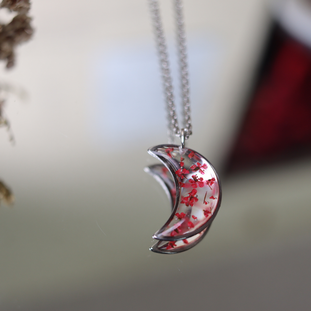 Magical Lace crescent moon