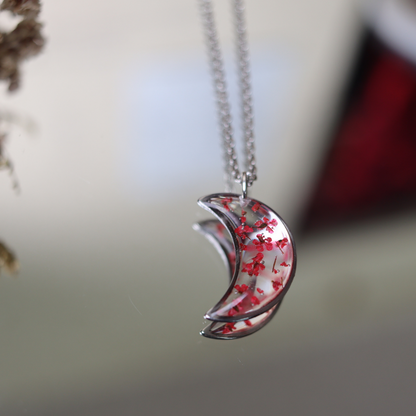 Magical Lace crescent moon