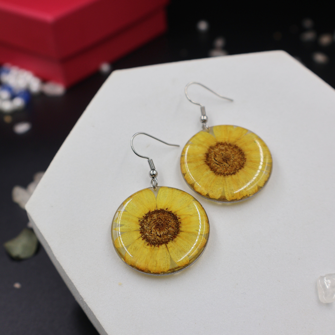 Sun Flower Earrings