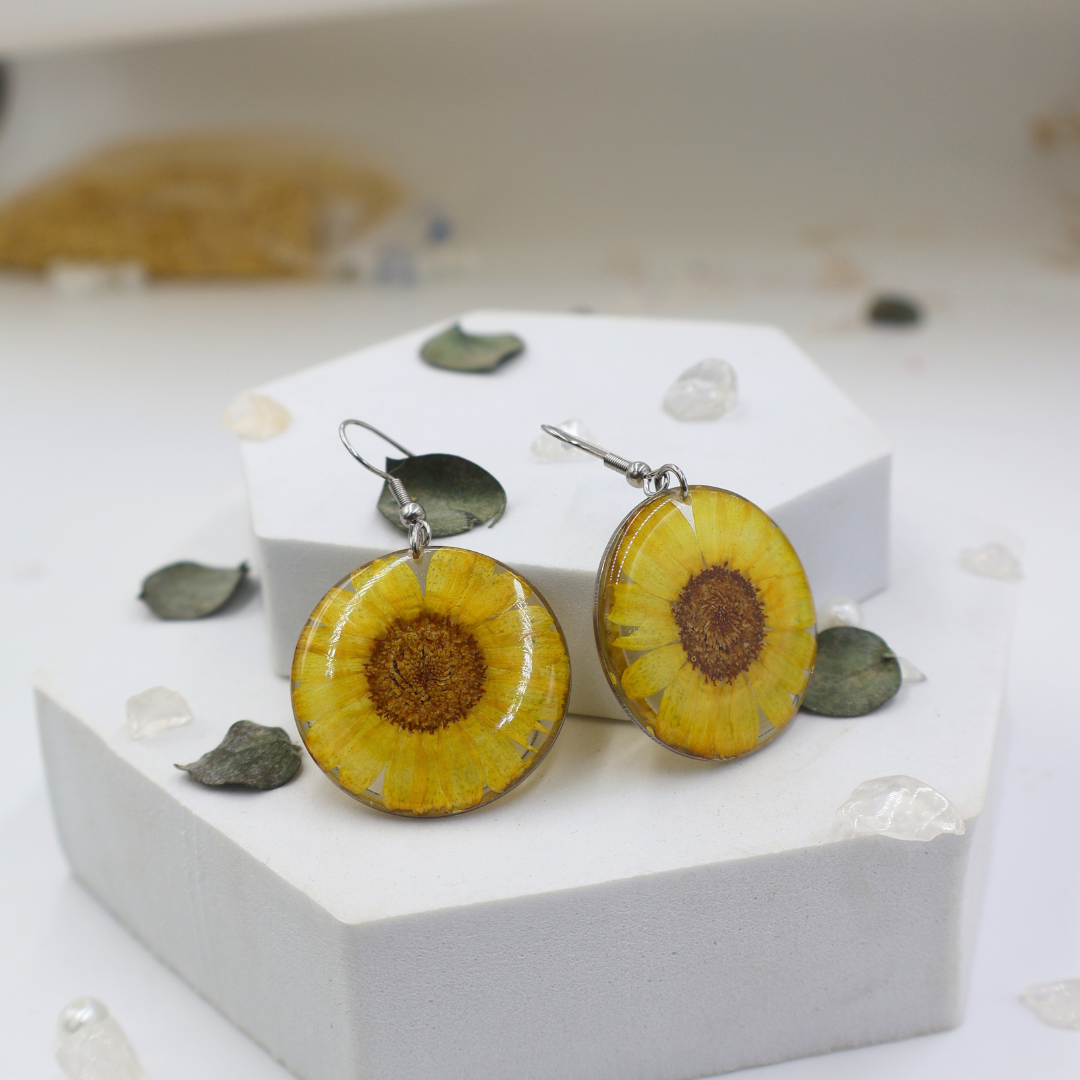 Sun Flower Earrings