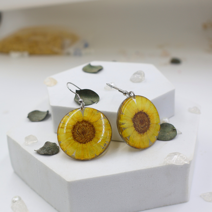 Sun Flower Earrings