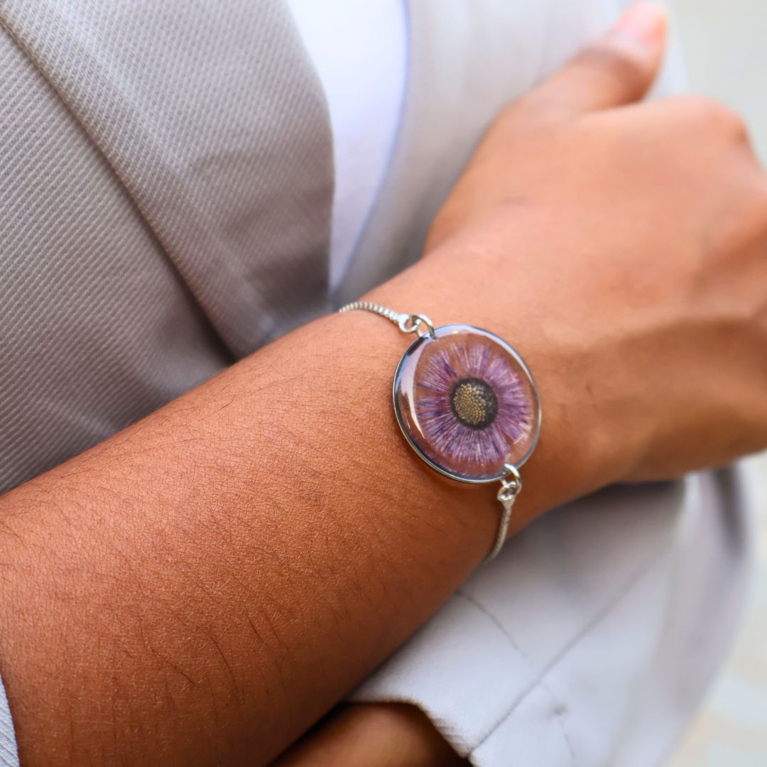 Purple Aster Bracelet