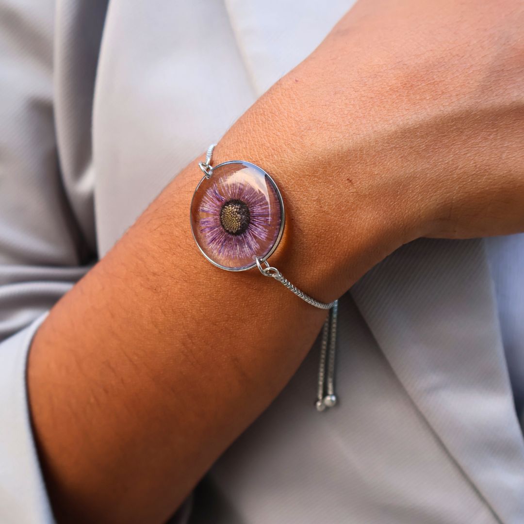 Purple Aster Bracelet
