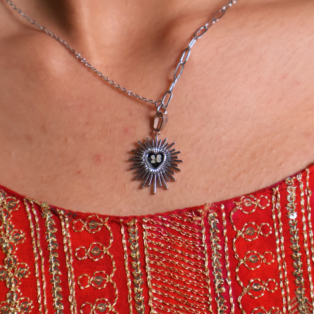 Silver Blossom Necklace