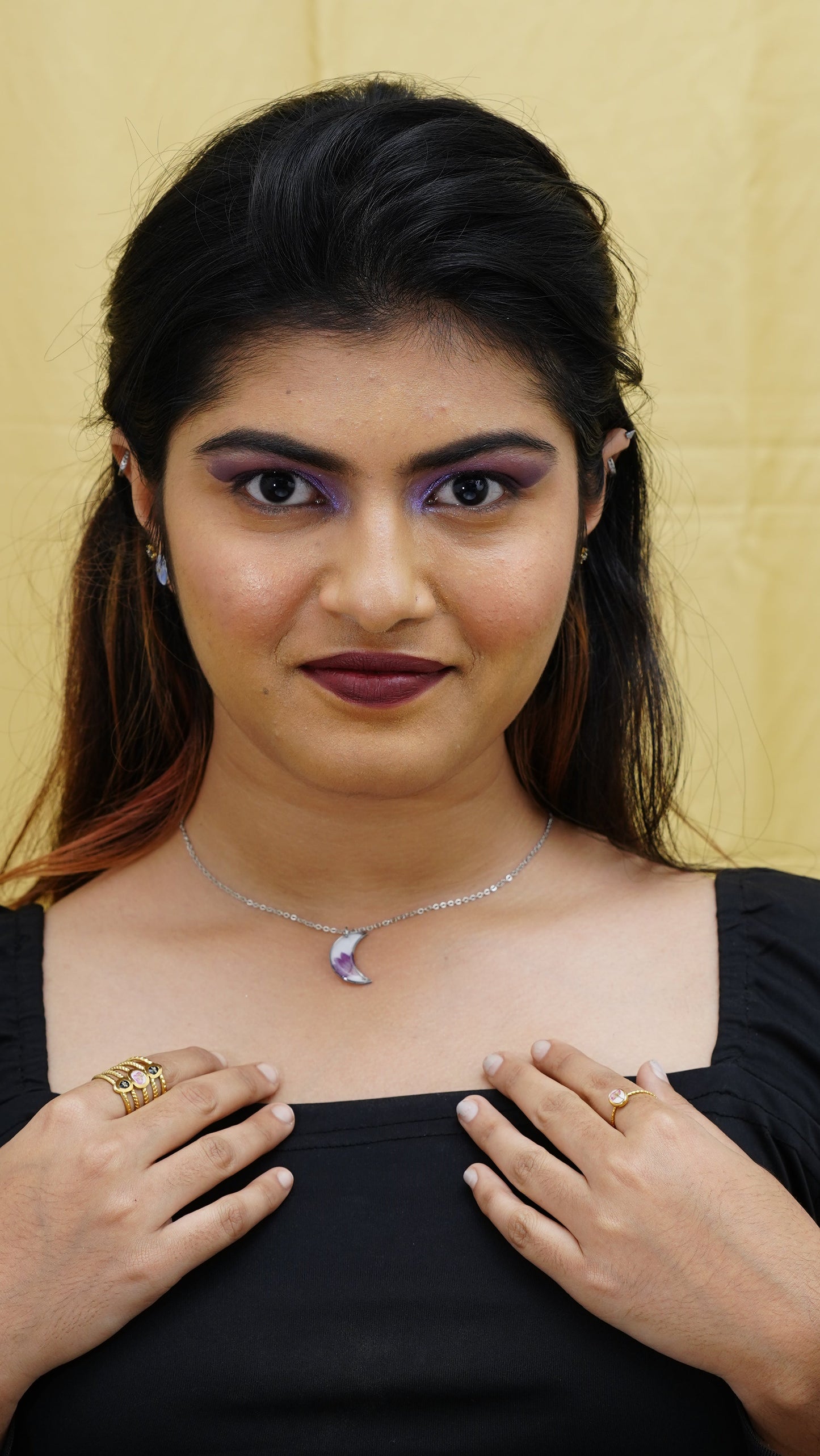 Crescent Moon - Cornflower