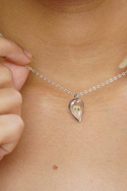 Water Drop Necklace  ( 1 cm)