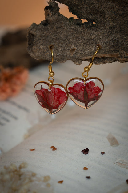 Red Rose Earrring